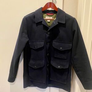 Filson Dark Blue Mackinaw Cruiser